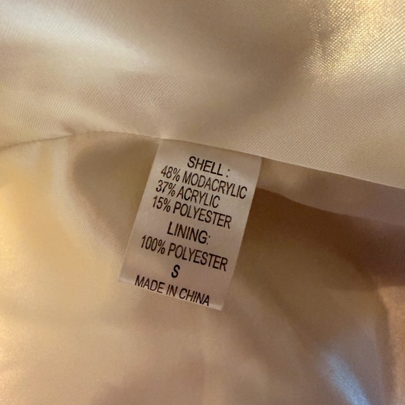 Moda International Off-White Teddy Jacket - Picture 8 of 10